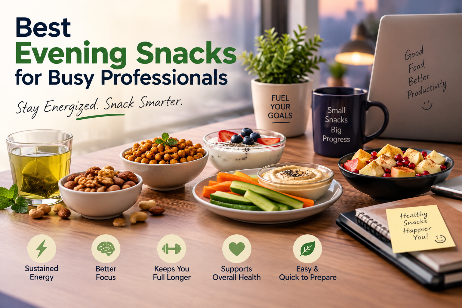Best Evening Snacks for Busy Professionals