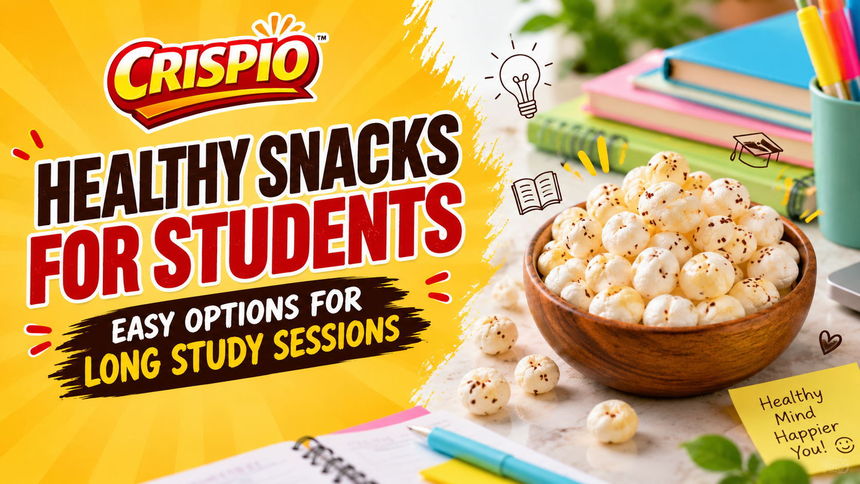 Healthy Snacks for Students: Easy Options for Long Study Sessions