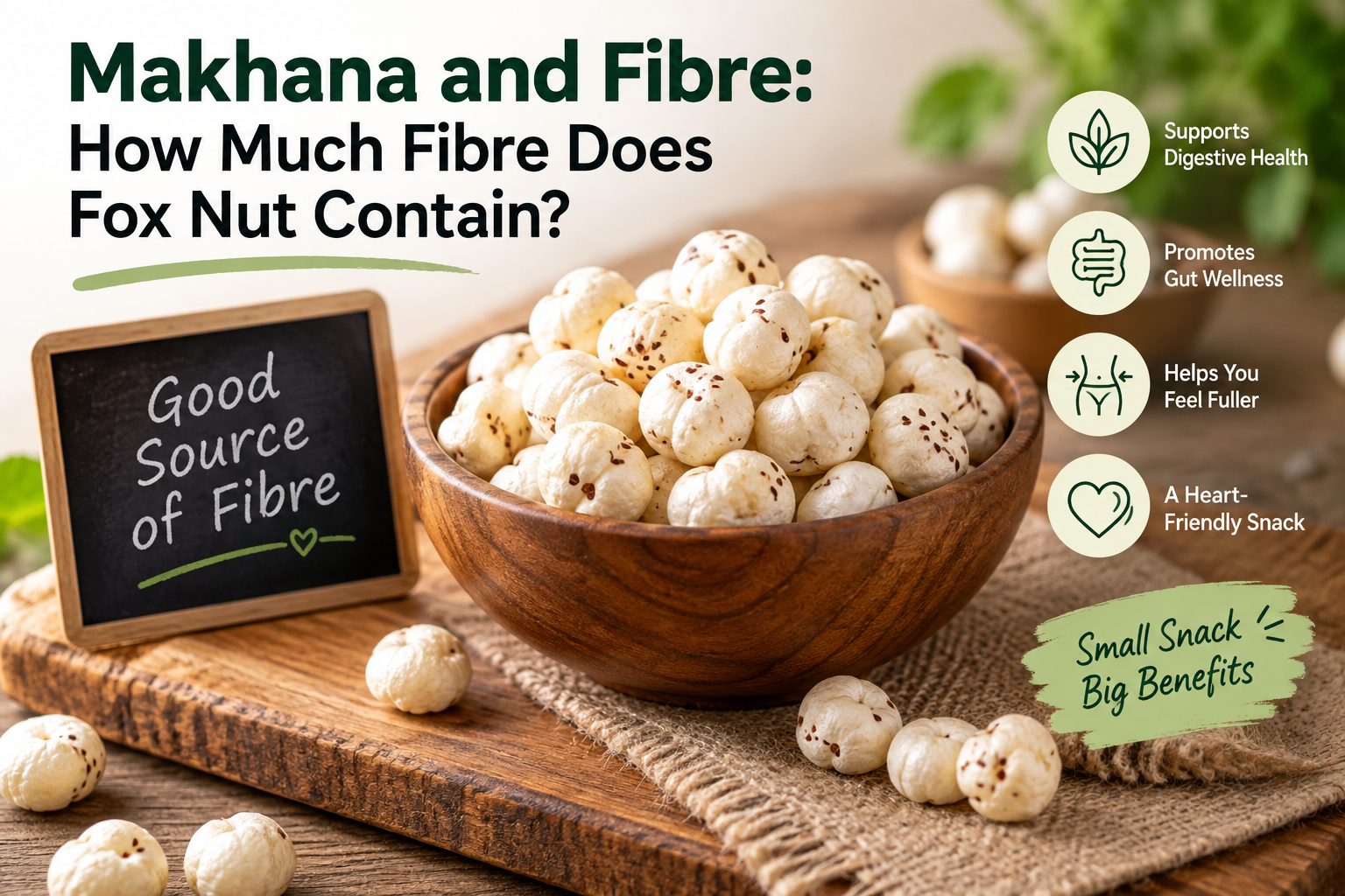 Makhana and Fibre: How Much Fibre Does Fox Nut Contain?