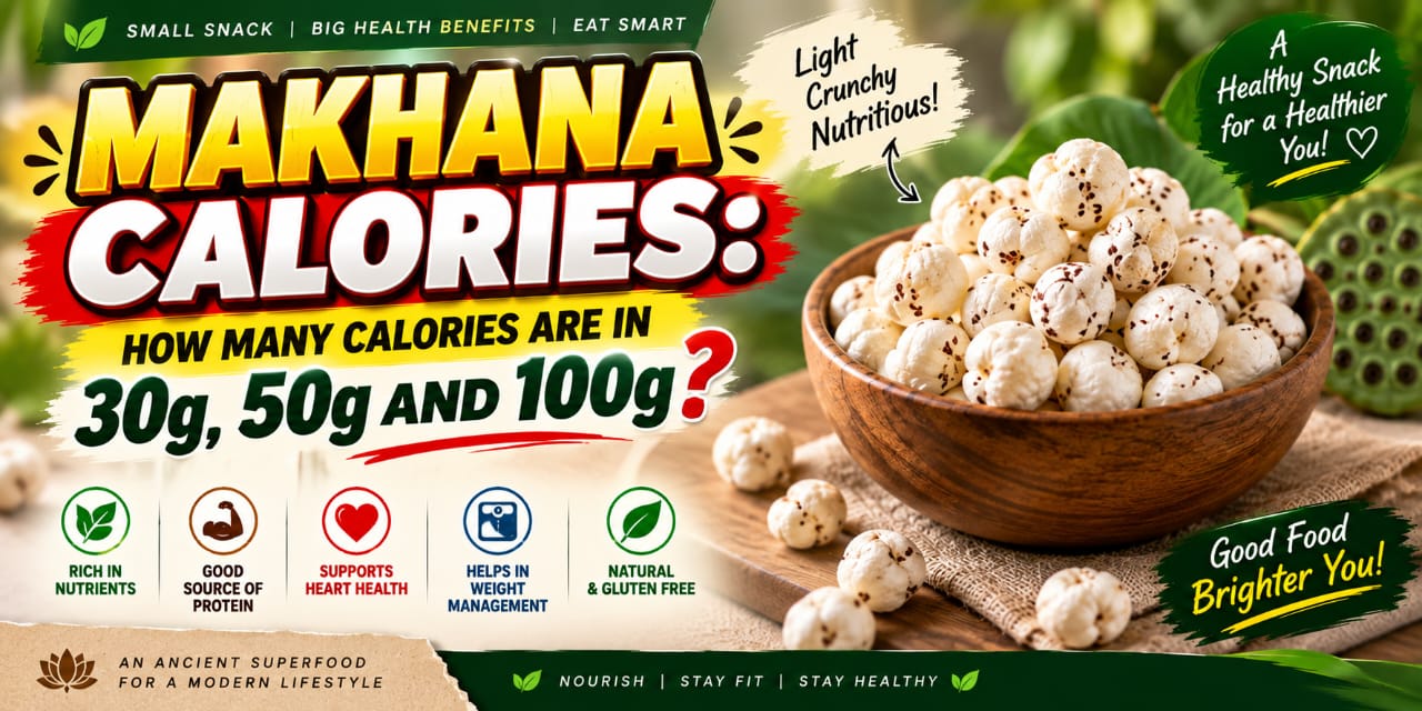 Makhana Calories: How Many Calories Are in 30g, 50g and 100g?