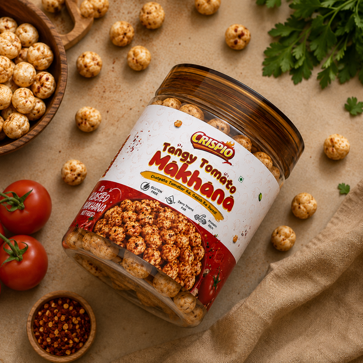 Tangy Tomato Makhana image 3